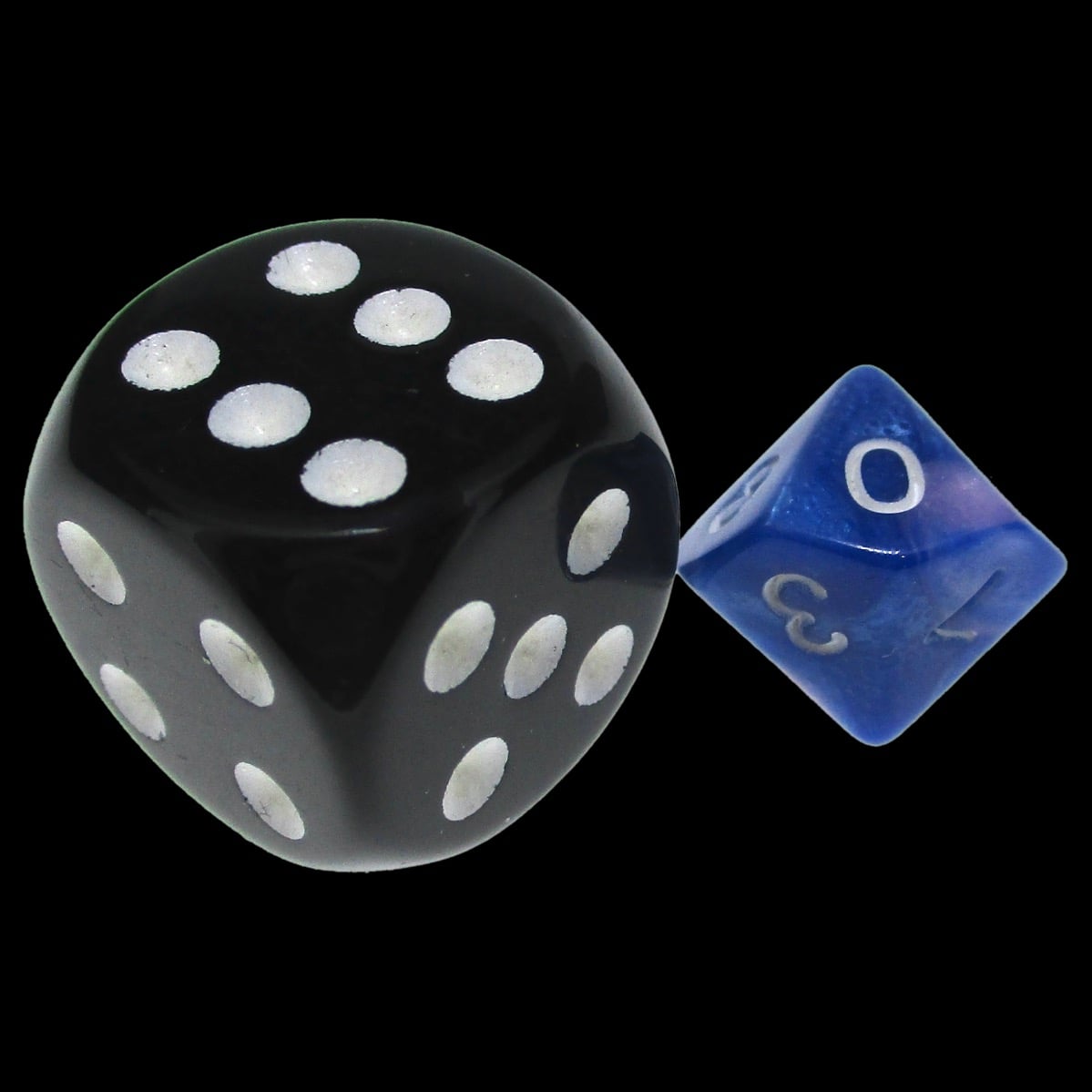 TDSO Duel Blue & Pink MINI 10mm D10 Dice