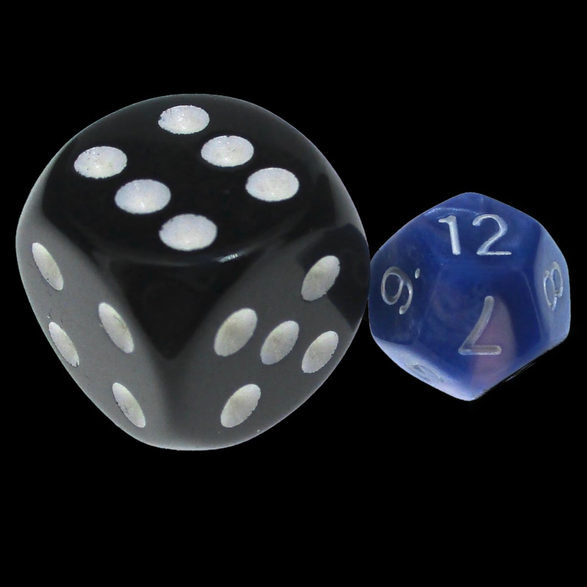 TDSO Duel Blue & Pink MINI 10mm D12 Dice