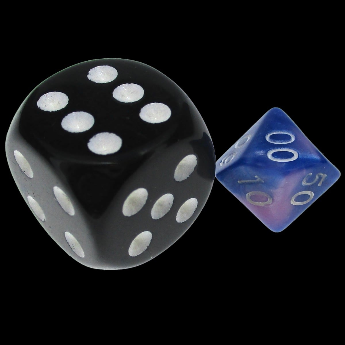 TDSO Duel Blue & Pink MINI 10mm Percentile Dice