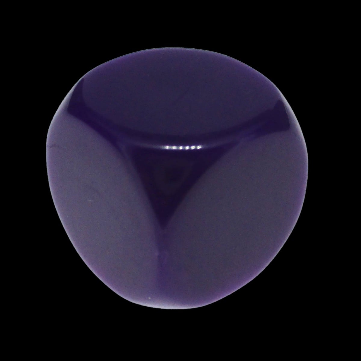 TDSO Opaque Blank Purple 16mm D6 Dice