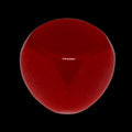 TDSO Opaque Blank Red 16mm D6 Dice