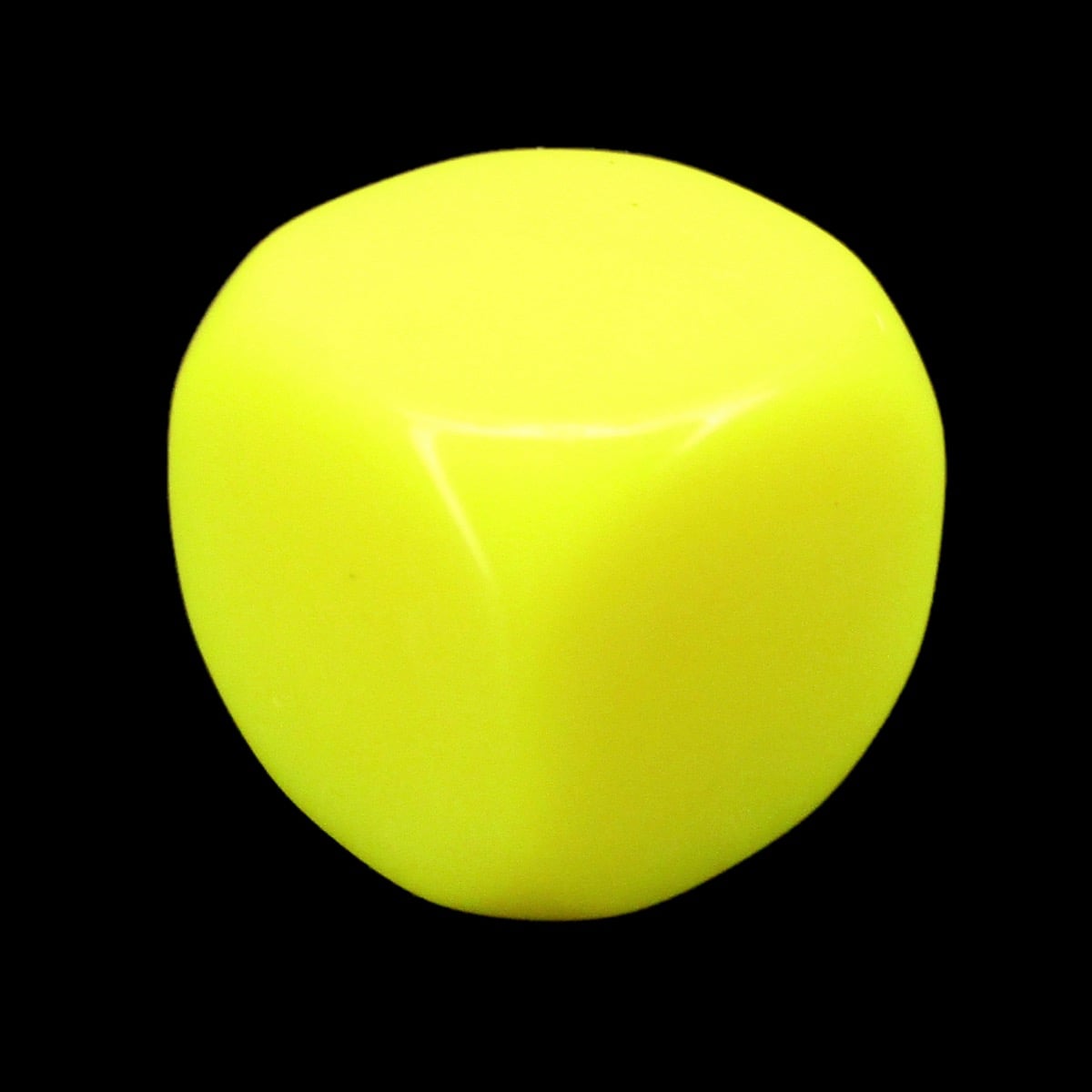 TDSO Opaque Blank Yellow 16mm 10 x D6 Dice Set