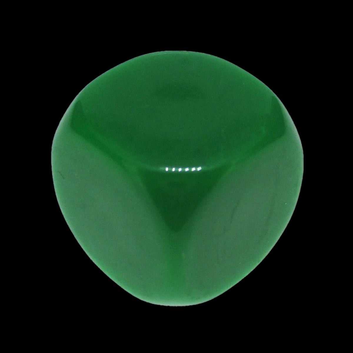 TDSO Opaque Blank Green 16mm D6 Dice