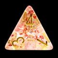 TDSO Metallic Flakes Ruby D4 Dice