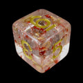 TDSO Metallic Flakes Ruby D6 Dice