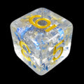 TDSO Metallic Flakes Sapphire D6 Dice