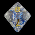 TDSO Metallic Flakes Sapphire D8 Dice