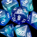 TDSO Aurora Script Meteor Storm 7 Dice Polyset