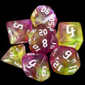 TDSO Aurora Script Divine Faith 7 Dice Polyset