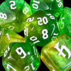 TDSO Aurora Script Fairy Tinker 7 Dice Polyset