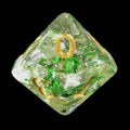 TDSO Metallic Flakes Emerald D10 Dice
