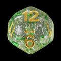 TDSO Metallic Flakes Emerald D12 Dice