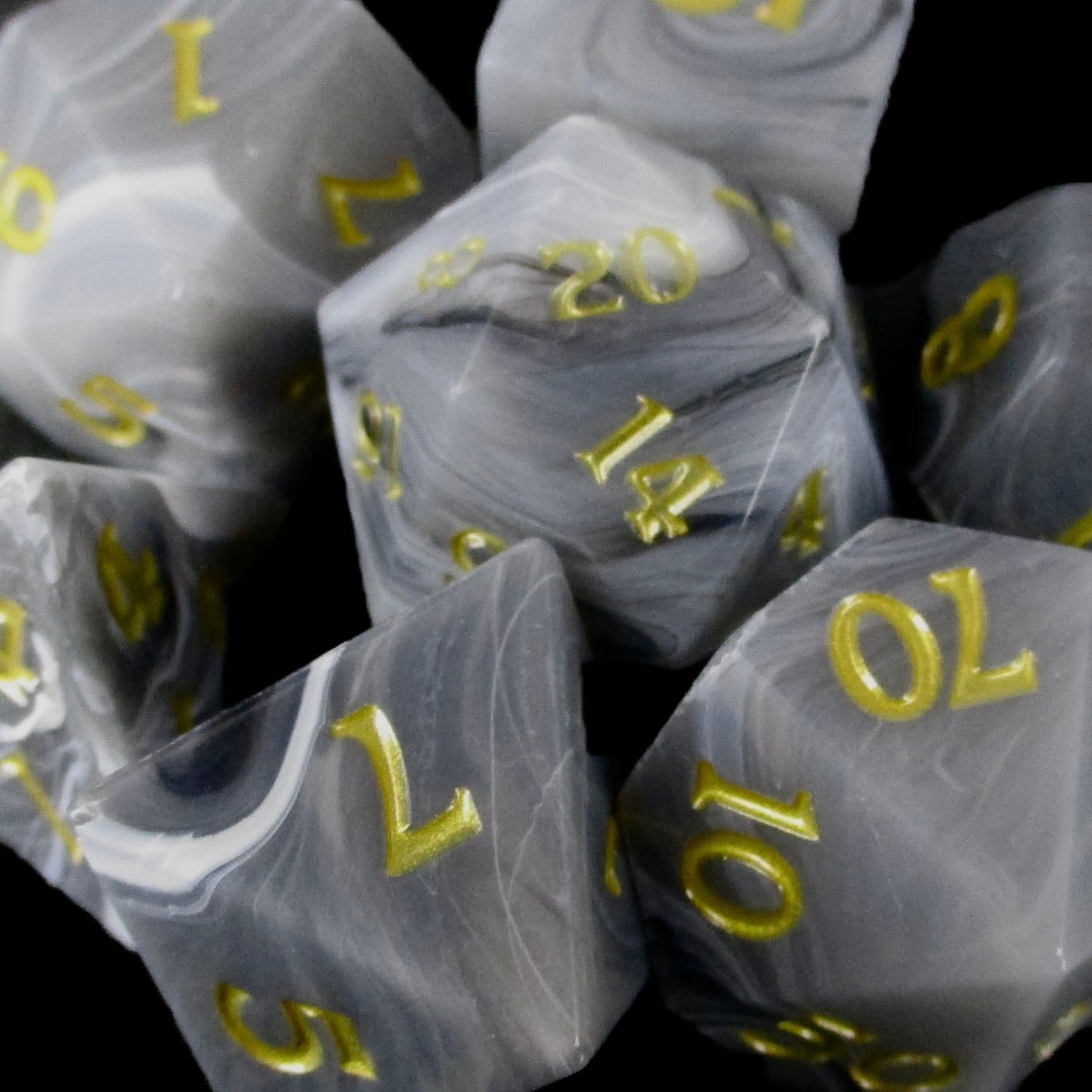 TDSO Sharp Edge Wraith 7 Dice Polyset