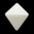 TDSO Opaque Blank Ivory D8 Dice