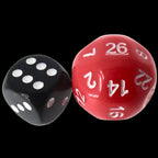 Impact Opaque Red & White D26 Dice