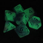 TDSO Merlins Prophecy Glow In The Dark 7 Dice Polyset LTD EDITION