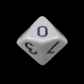 Impact Opaque Grey & Black D10 Dice