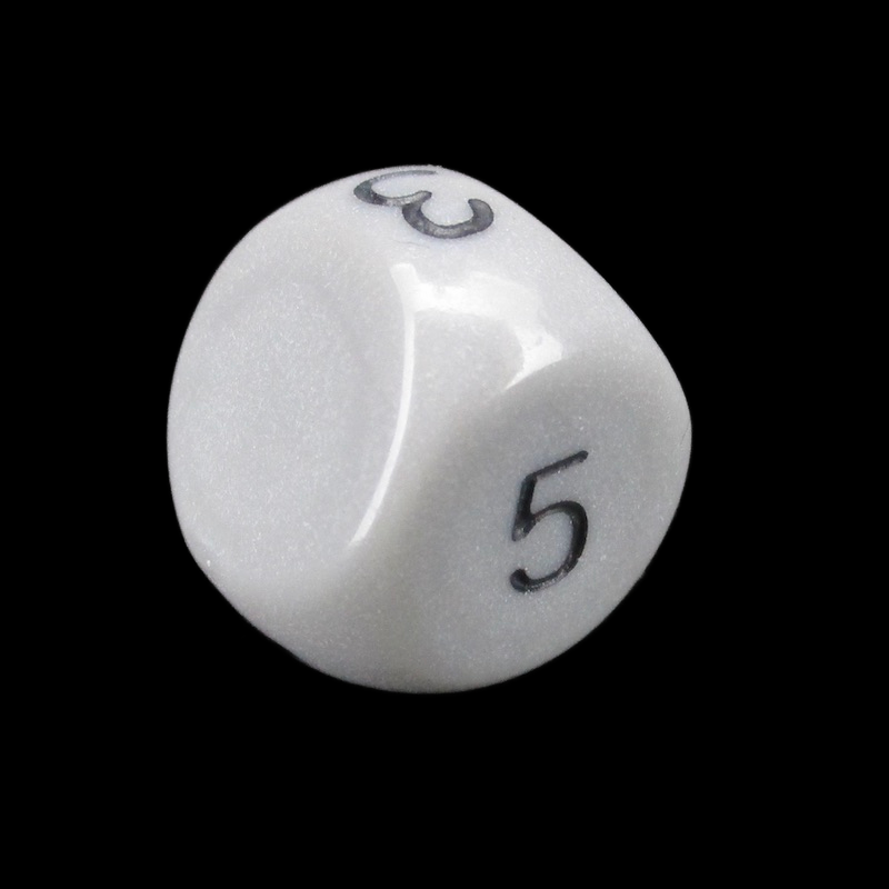 Impact Opaque Grey & Black D5 Dice