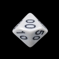 Impact Opaque Grey & Black Percentile Dice