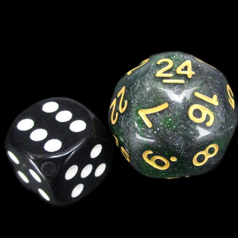 Impact Unleashed Arcana Acid Arrow D24 Dice - Discontinued