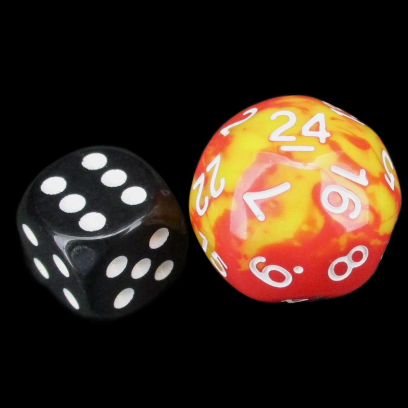 Impact Unleashed Arcana Fireball D24 Dice - Discontinued