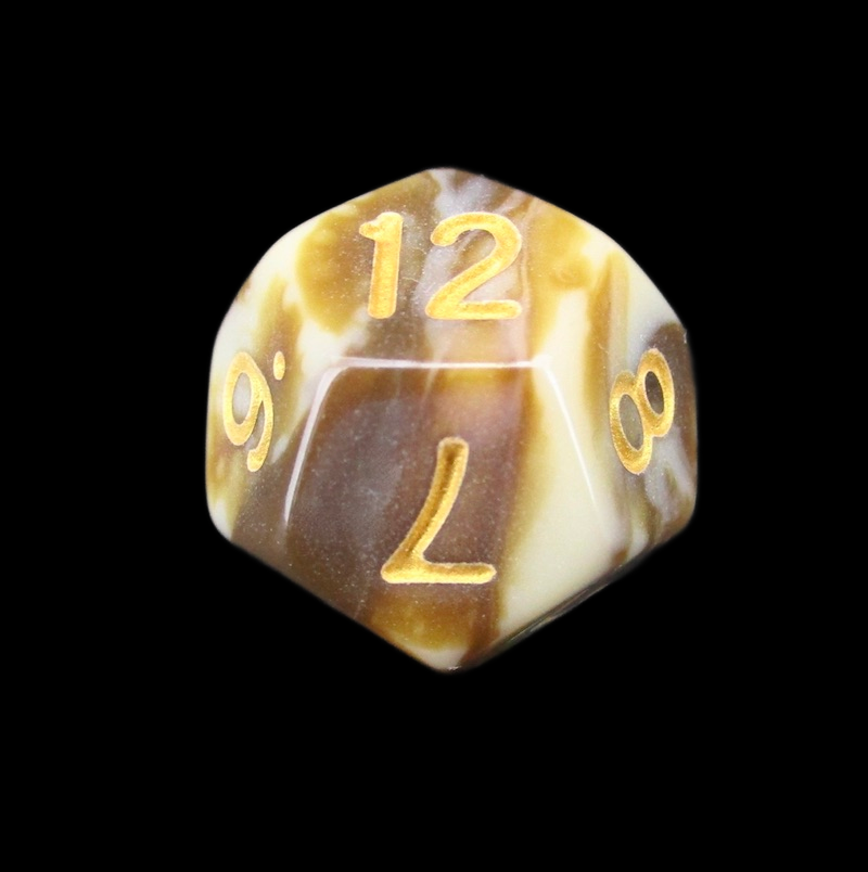 Impact Unleashed Arcana Haste & Gold D12 Dice - Discontinued