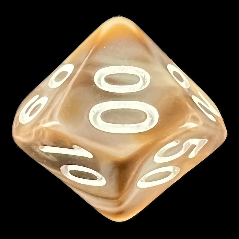 Impact Unleashed Arcana Haste & White Percentile Dice
