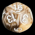 Impact Unleashed Arcana Haste & White D16 Dice