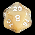 Impact Unleashed Arcana Haste & White D20 Dice