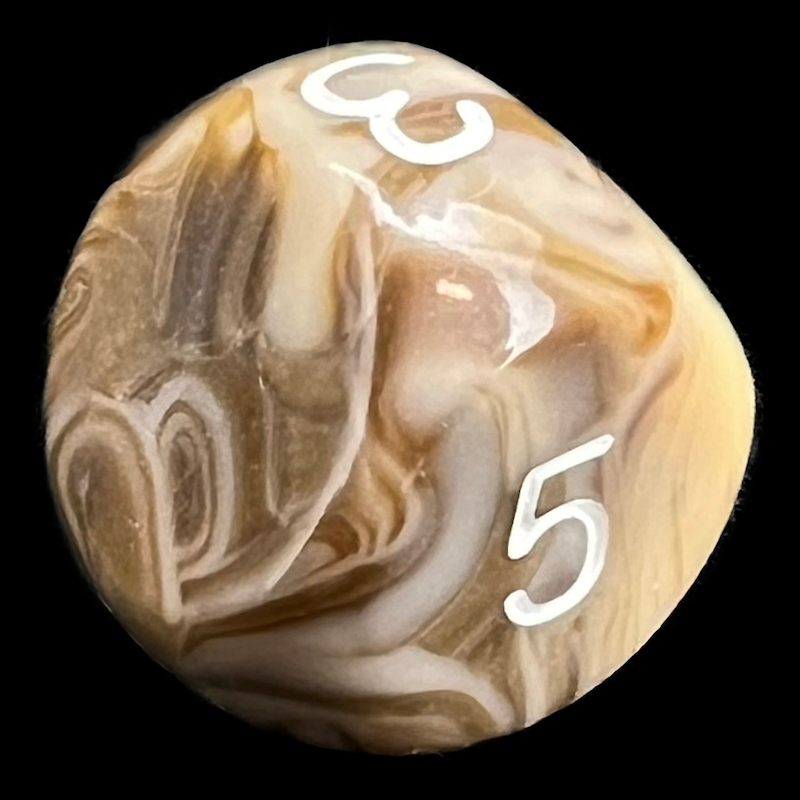 Impact Unleashed Arcana Haste & White D5 Dice