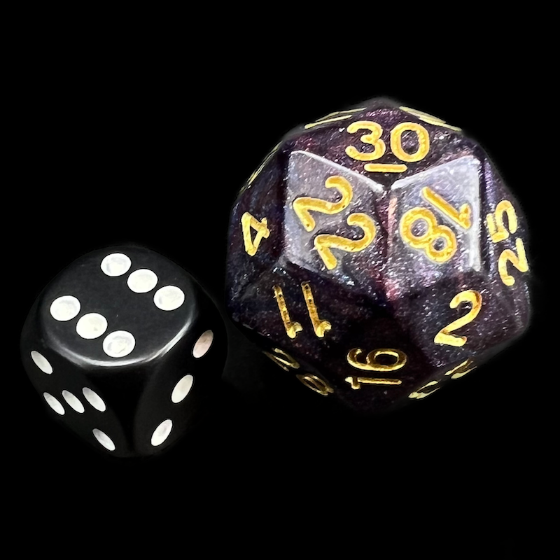 Impact Unleashed Arcana Maddening Darkness D30 Dice