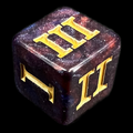 Impact Unleashed Arcana Maddening Darkness Roman Numeral D3 Dice