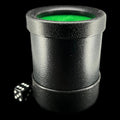 Koplow Black Plastic Fabric Lined Dice Cup