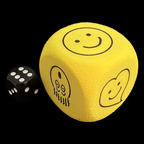 Koplow Expressions Foam Yellow Jumbo 40mm D6 Dice