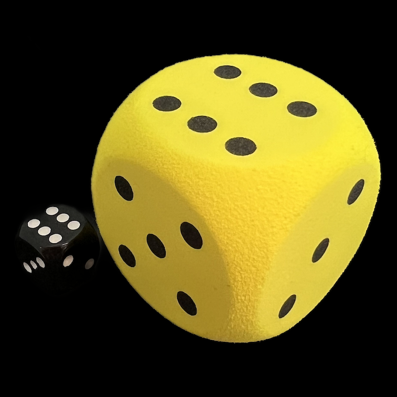 Koplow Foam Massive 2 Inch 50mm D6 Spot Dice