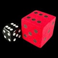 Koplow Foam Red & Black JUMBO 25mm D6 Spot Dice