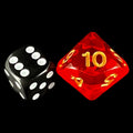 Koplow Gem Ruby Spindown / Countdown 19mm D10 Dice
