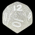Koplow Glitter Clear D12 Dice