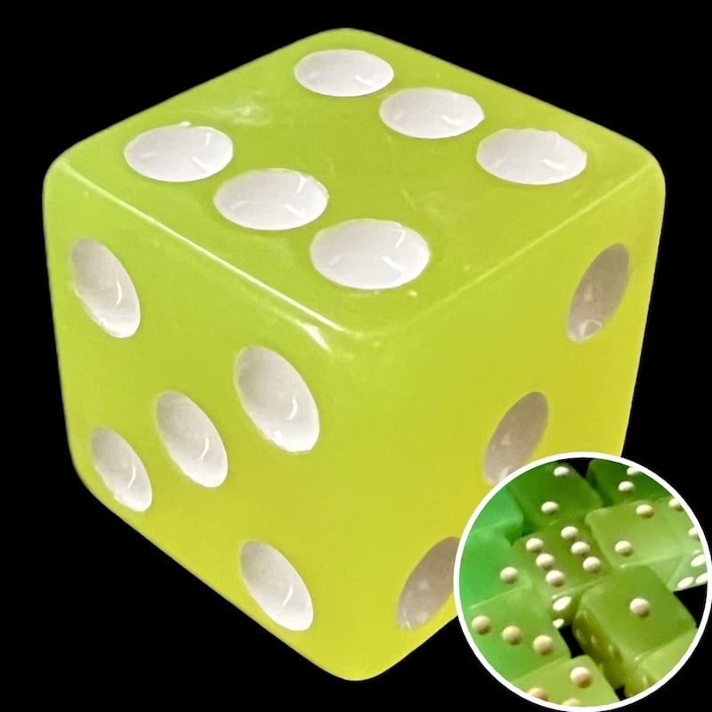 Koplow Glow in The Dark Dice - The Dice Shop Online