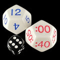 Koplow Nighttime JUMBO 28mm 2 x D12 Time Dice Set