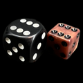 Koplow Olympic Bronze Square Cornered 12mm D6 Spot Dice