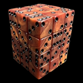 Koplow Olympic Bronze Square Cornered 36 x D6 Dice Set