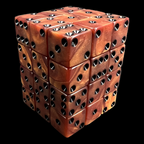 Koplow Olympic Bronze Square Cornered 36 x D6 Dice Set