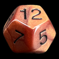 Koplow Olympic Bronze D12 Dice