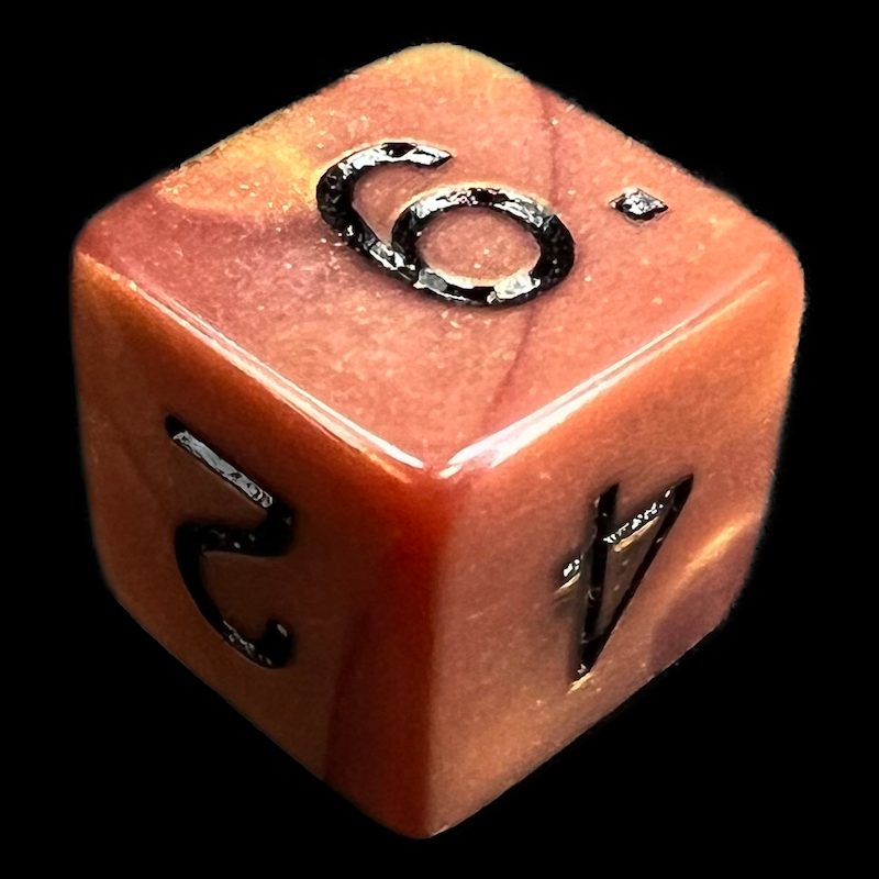 Koplow Olympic Bronze D6 Dice
