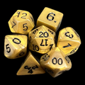 Koplow Olympic Gold 7 Dice Polyset