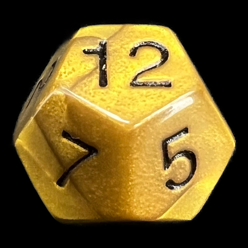 Koplow Olympic Gold D12 Dice