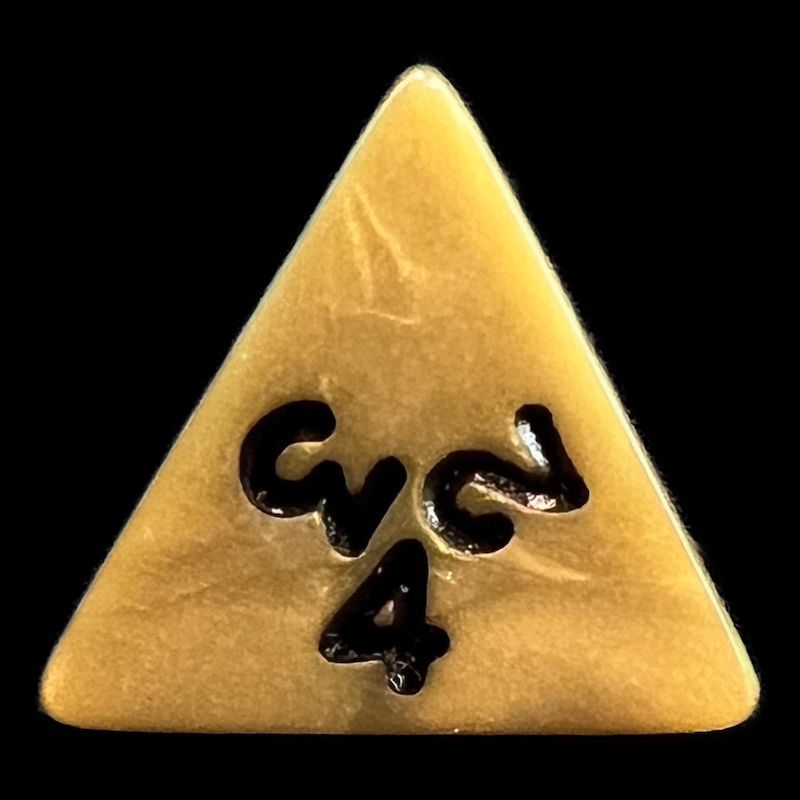 Koplow Olympic Gold D4 Dice