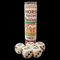 Koplow Opaque 5 x D6 Animal Dice Game - Horse Racing Black