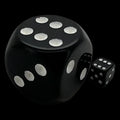 Koplow Opaque Black MINI 5mm D6 Dice